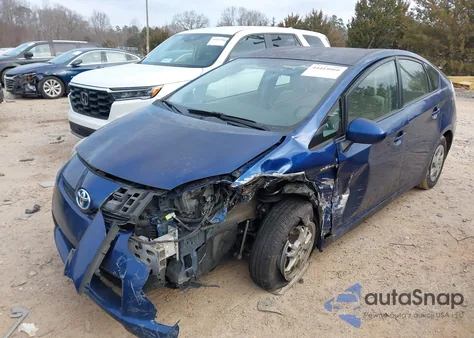 2011 Toyota Prius Two из США, поврежденный, VIN JTDKN3DU0B1435154